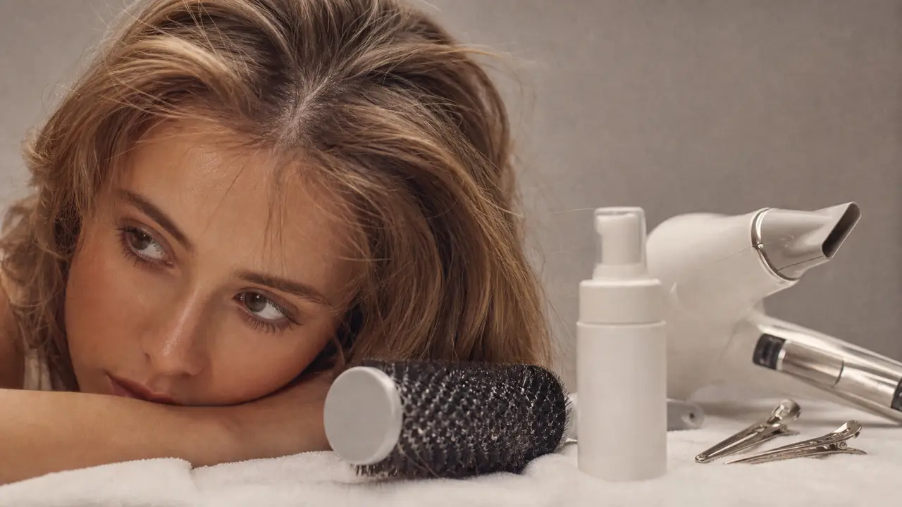 Volume cheveux fins : racines décollées, soins légers, brosse et mousse