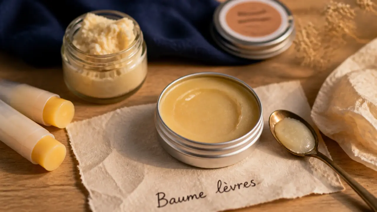 Baume pour les lèvres pour réparer les gerçures et protéger le sourire