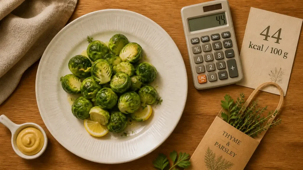 Choux de Bruxelles pour maigrir : 45 kcal et IG 15, un légume qui cale vraiment