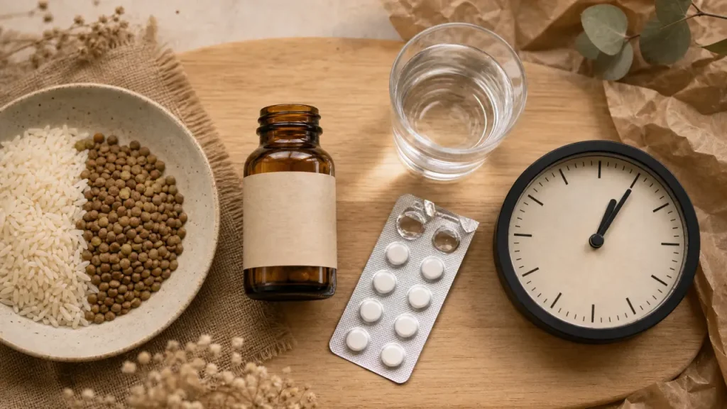 Prendre le zinc au bon moment : 1 heure avant ou 2 heures après le repas