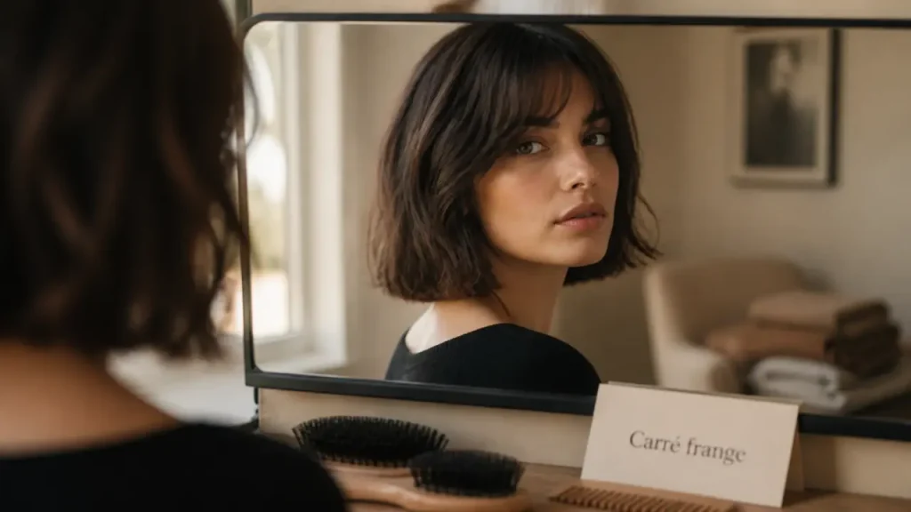 Coupes carré frange : rideau, micro ou pleine, celle qui change vraiment le visage