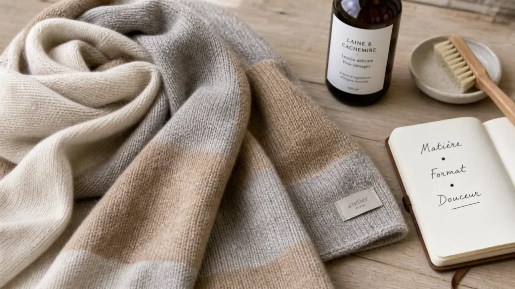 Quelle écharpe femme hiver choisir pour avoir chaud, rester douce et éviter la surchauffe ?