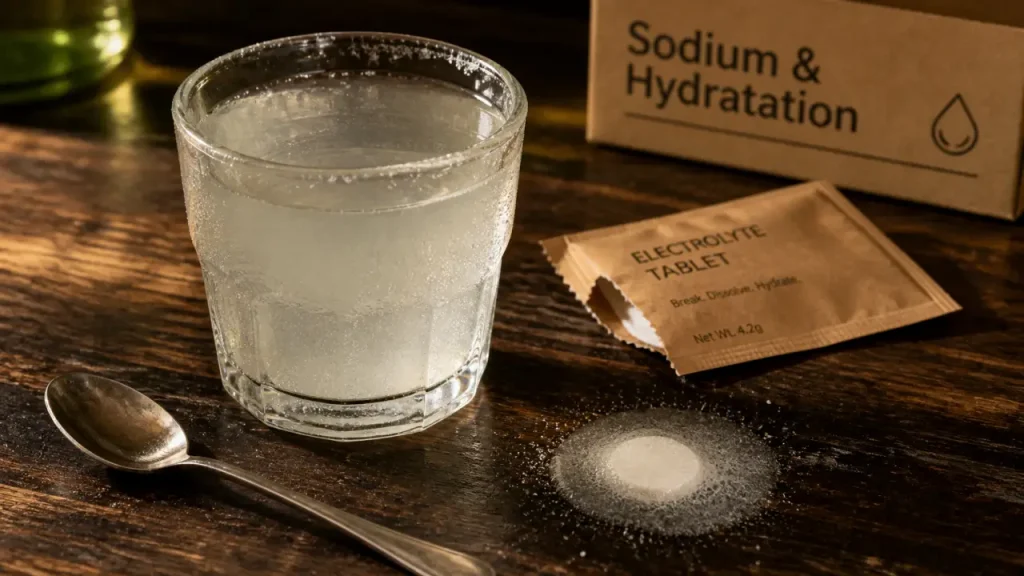 Sodium et électrolytes dans le sport : quand ils aident vraiment et quand l’eau suffit