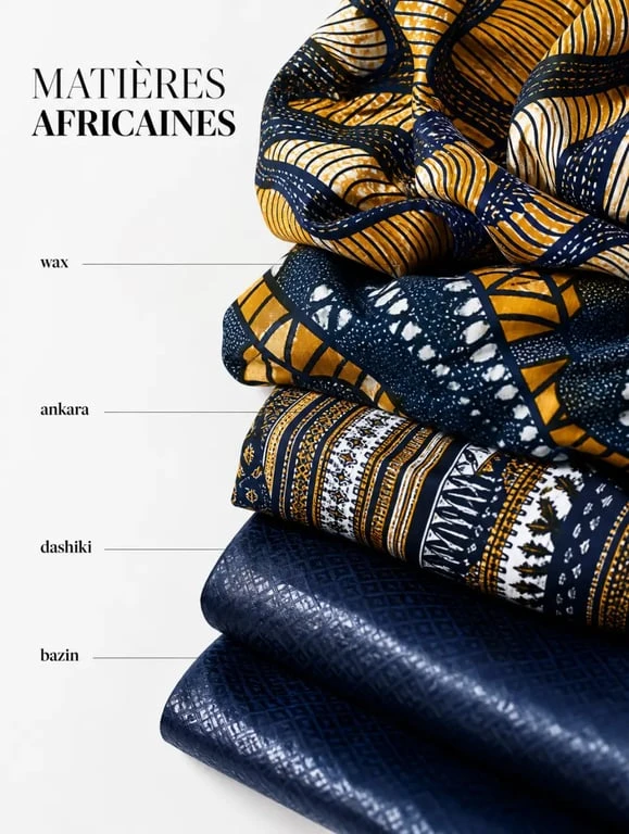 Détails de tissu pour robe africaine en wax, ankara, dashiki et bazin