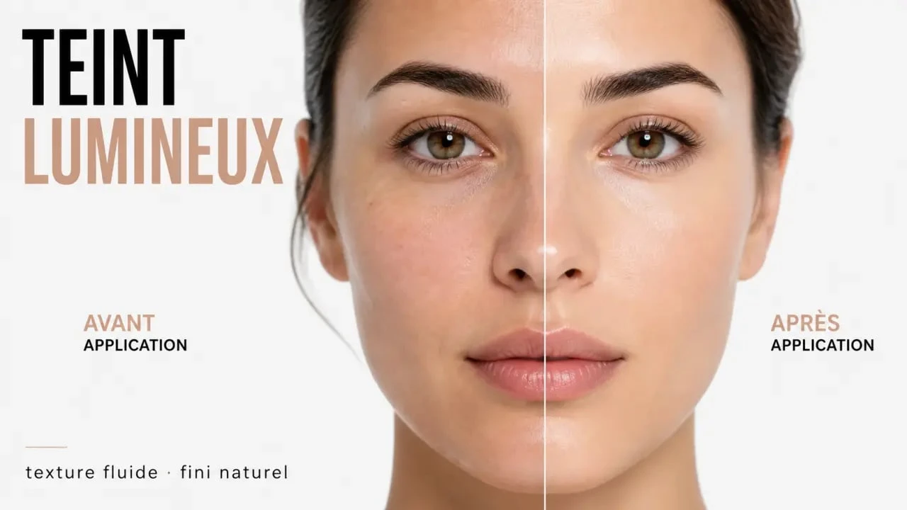 Fond de teint terracotta guerlain avis : rendu lumineux avant/après sur peau normale avec effet bonne mine