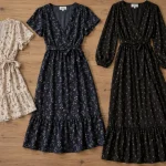 Robe pa cher pour femme : élégance et confort, aperçu sur table.