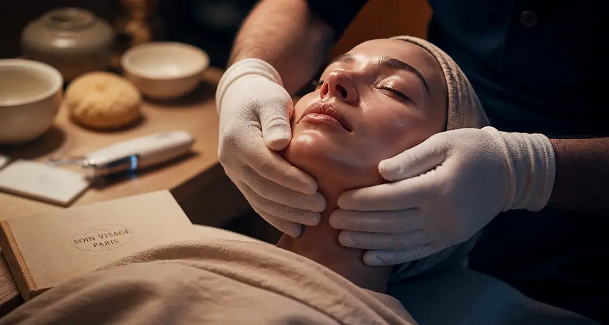 Soin visage femme Paris : massage Kobido en institut
