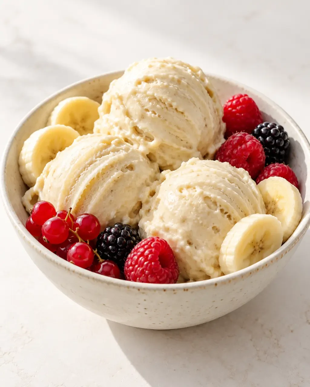 Dessert régime : glace à la banane sans sucre ajouté