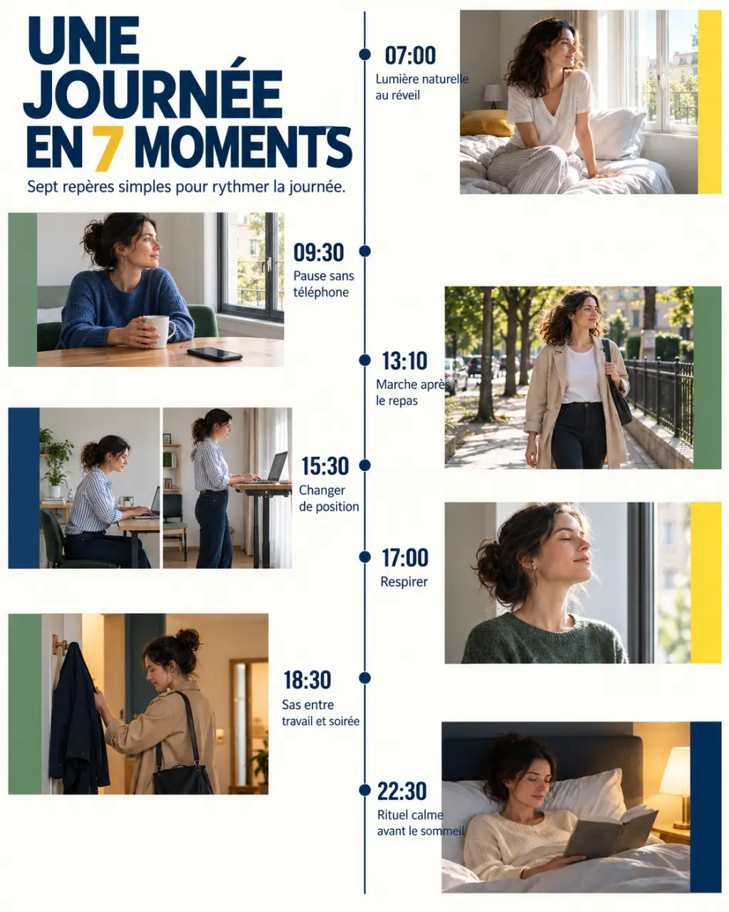 Routine bien-être : 7 gestes simples répartis dans la journée