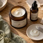 Soin hydratant visage : crème apaisante pour peau souple